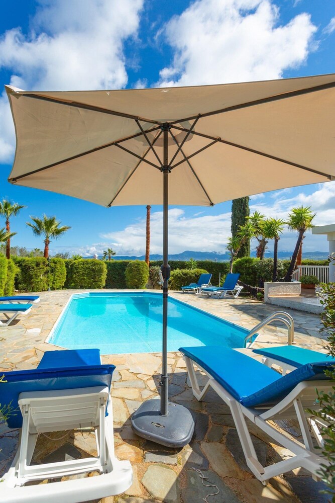 Villa Christia Maris Large Private Pool Walk to Beach Sea Views A C Wifi - 2187 view 3