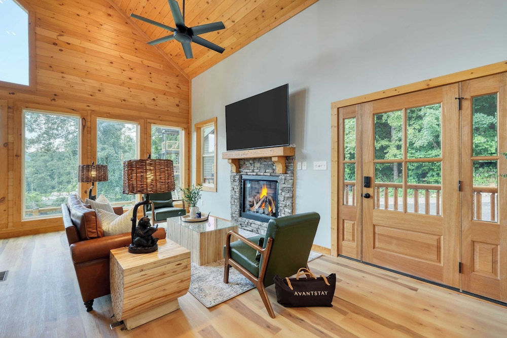 Hot Tub, Game Room & Views Near Downtown Gatlinburg Perfect Too by Avantstay