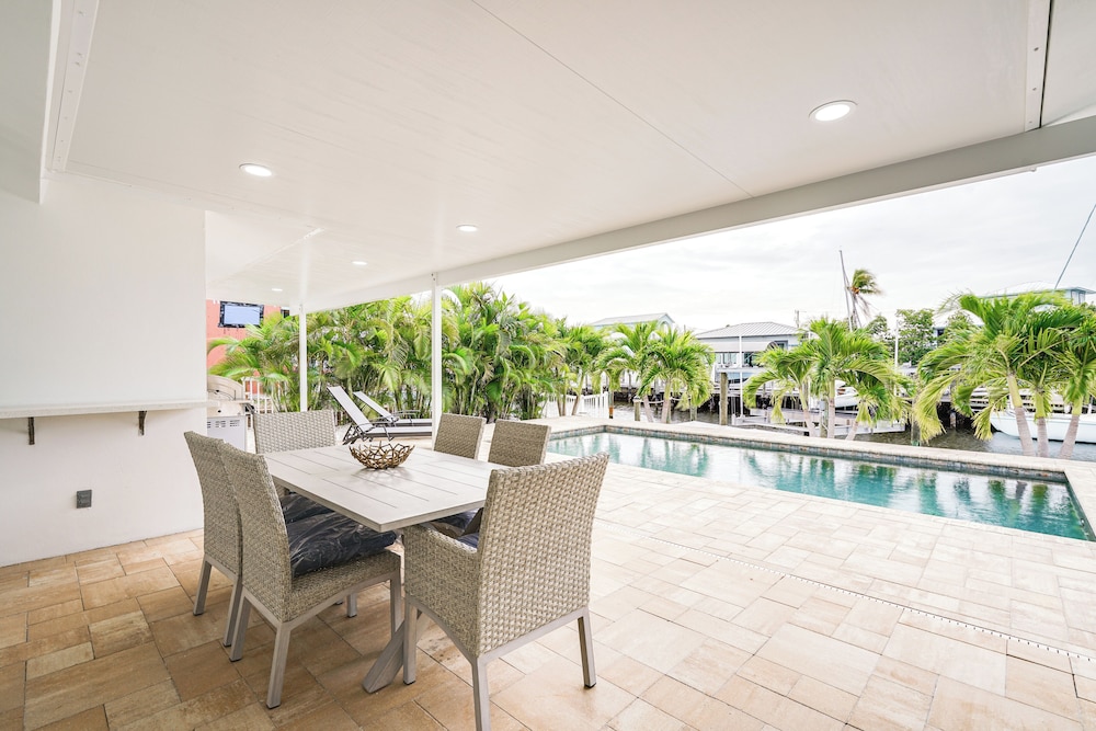 Updated St James City Home on Canal w/ Pool & Dock