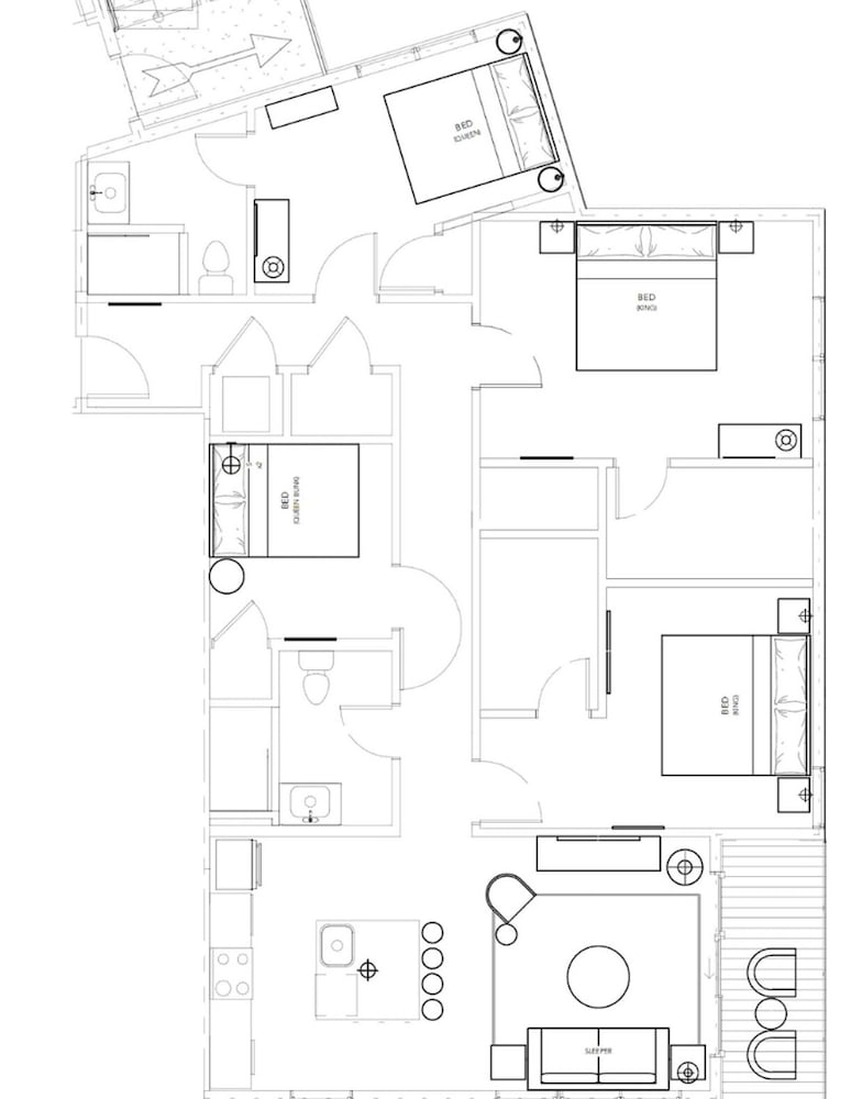 The Carter 305 by Avantstay 4BR Balcony