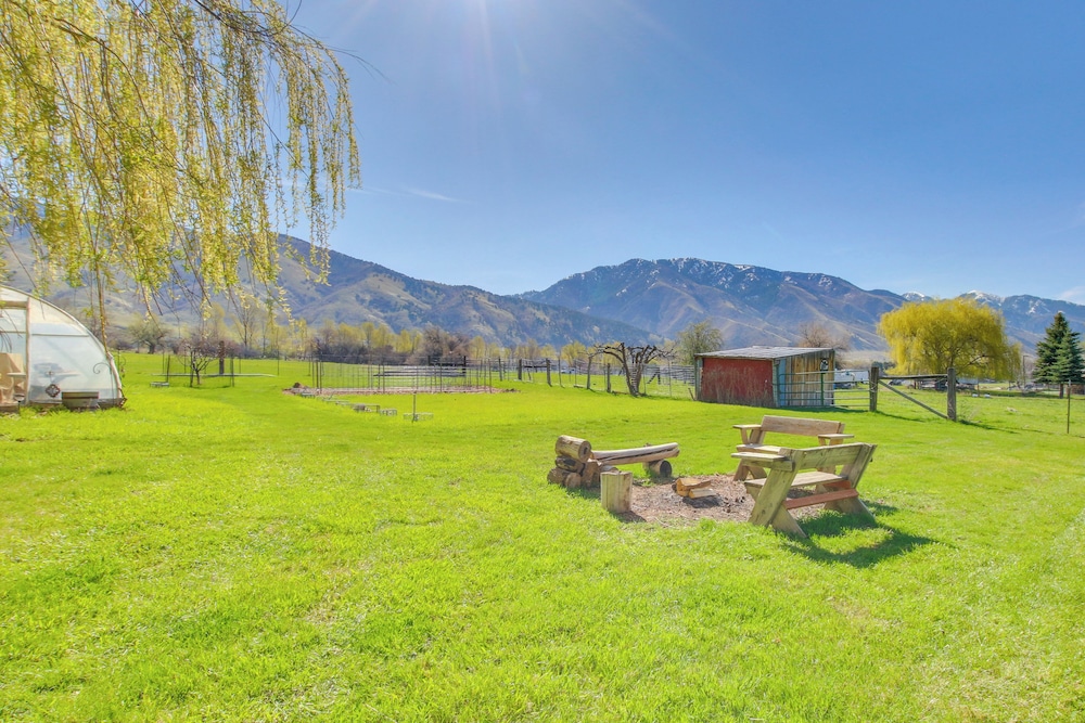 5 Mi to Downtown Logan: Scenic Retreat w/ Patio