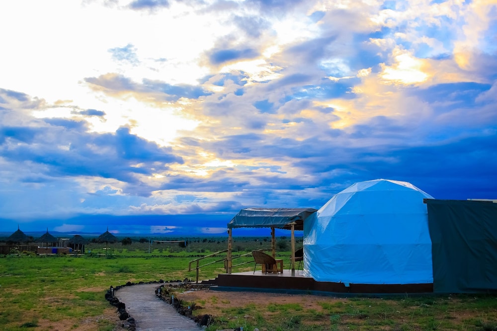 Amanya 1-bed Leopard Family With Mt Kilimanjaro vi - Campsite view 3