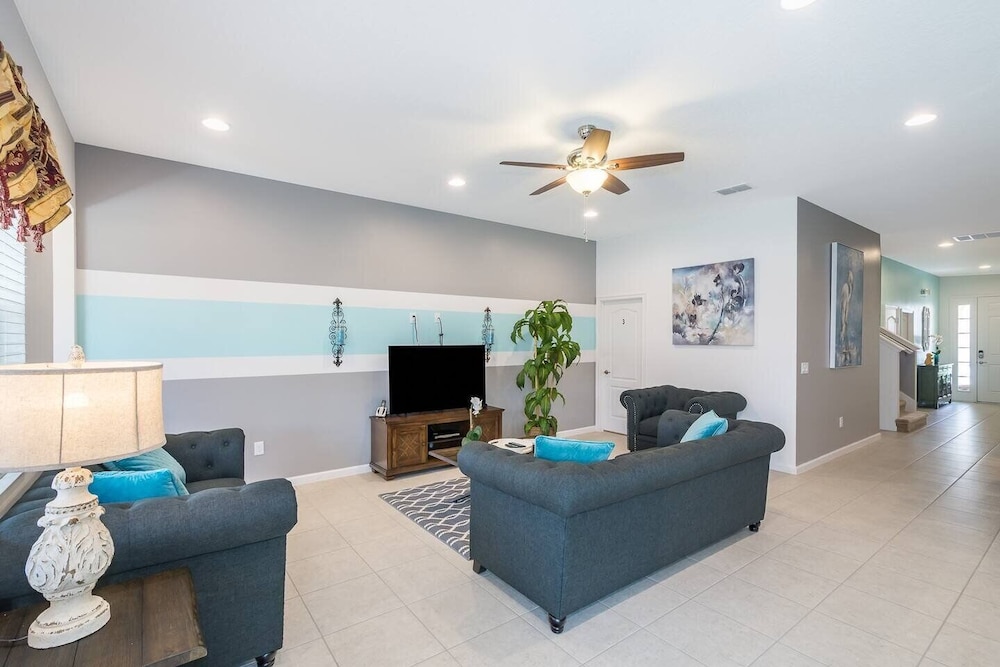 12br Resort Villa With Pool & Spa Near Disney 12 Bedroom Home