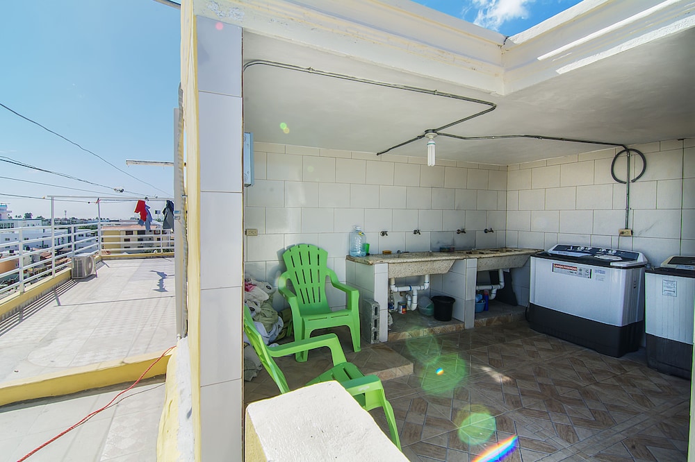 Beautiful Spacious Room Terrace Close to Sirena San Isidro Las Americas Airport