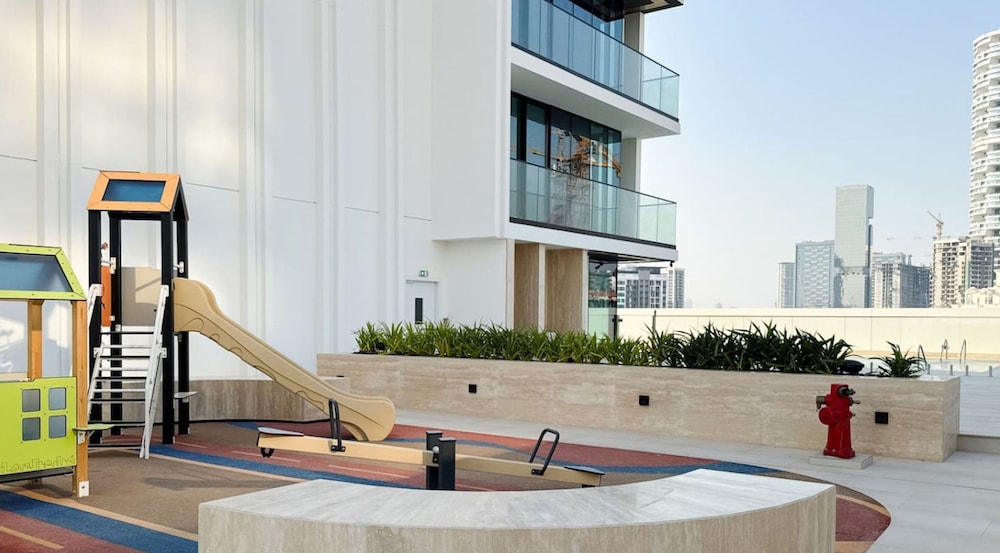 Modern 2BR w Balcony in JVC nr Dubai Sports City