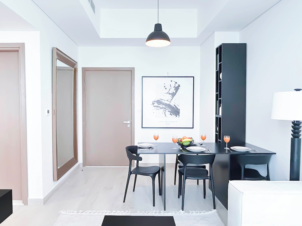 Cozy 1BR With Balcony & Views in Azizi Fawad