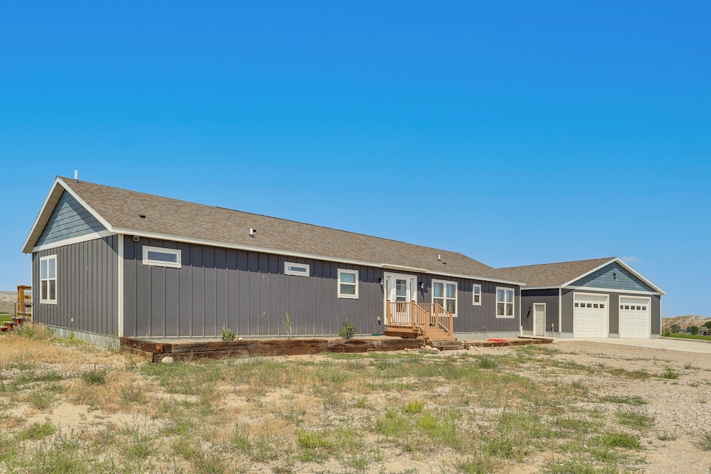 Mountain-view Retreat in Lander w/ Private Yard!