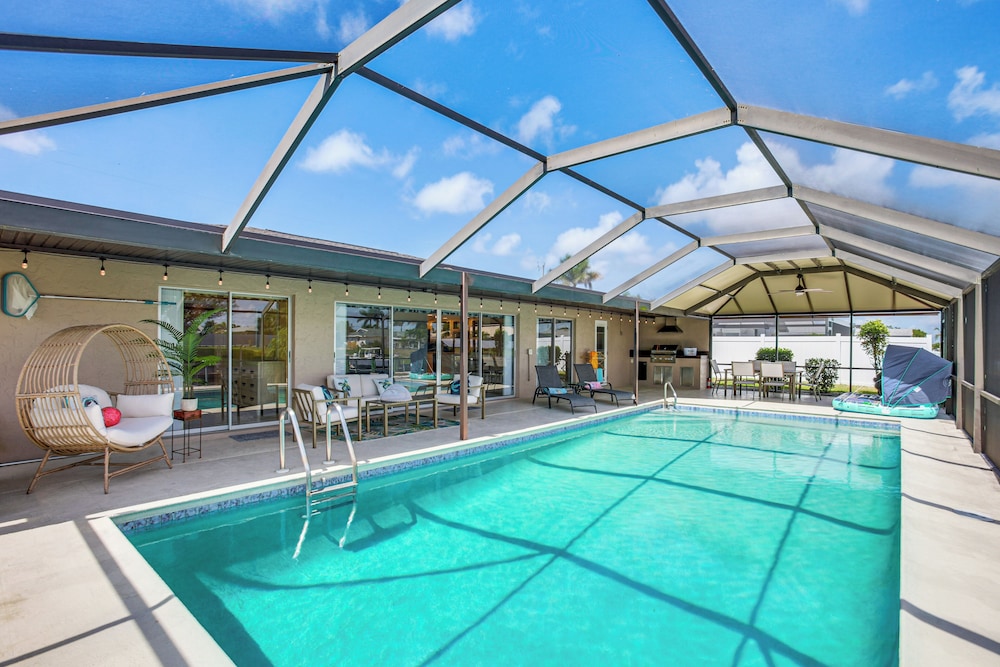 Heated Pool + Dolphin Views: Cape Coral Home!