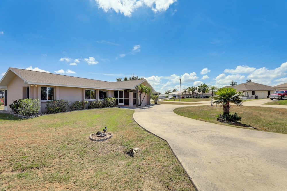 Canal-front Gulf Coast Home ~ 3 Mi to Local Beach! view 5