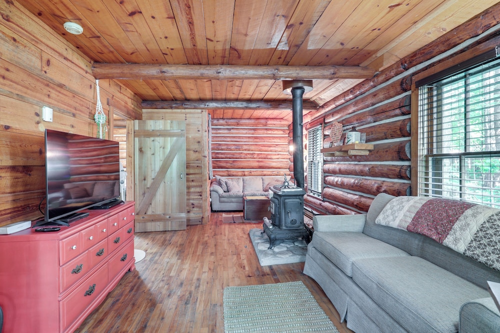 Pier & Lake-view Patio: Wisconsin Northwoods Cabin