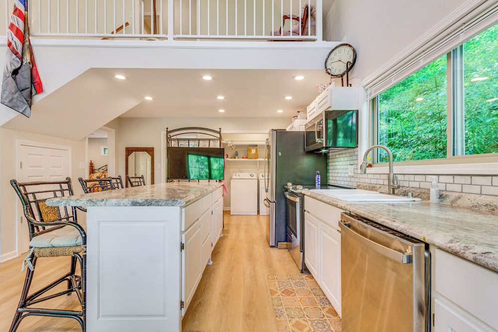 Lakefront Retreat w/ Multi-level Deck & Dock!