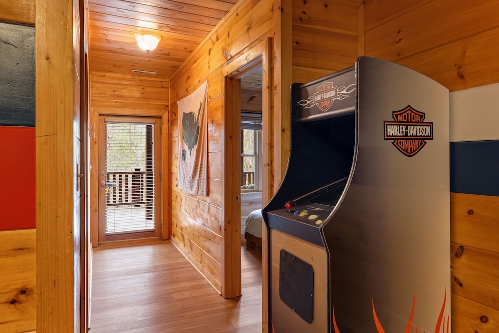 Yesteryear Hot Tub 360 Deck and Game Room Redesigned Cabin Easy Access