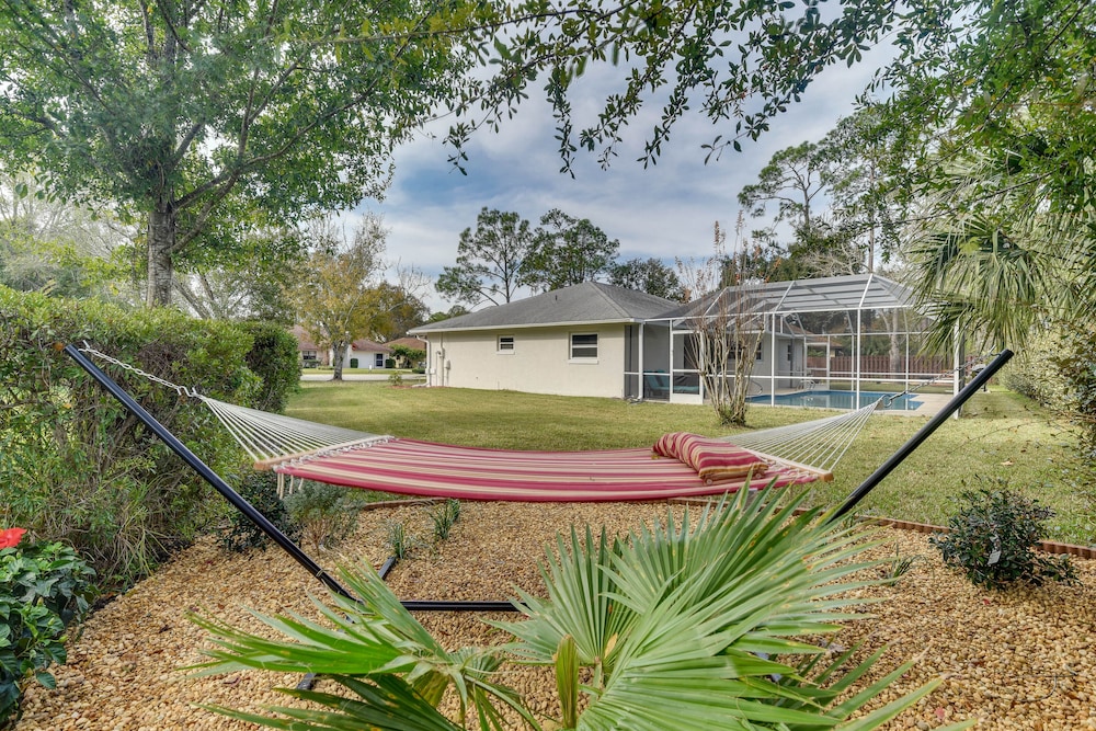 Coastal Palm Coast Home w/ Heated Pool + Lanai! view 3