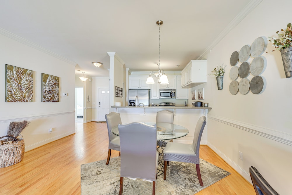 5 Mi to Rocky Mount Mills: Modern Retreat w/ Patio