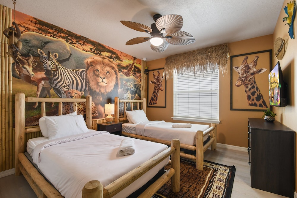 Luxury Stay: Pool, Games, Themed Rooms
