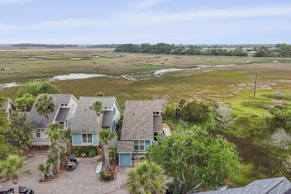 Waterfront Fripp Island Escape w/ Stunning Sunsets