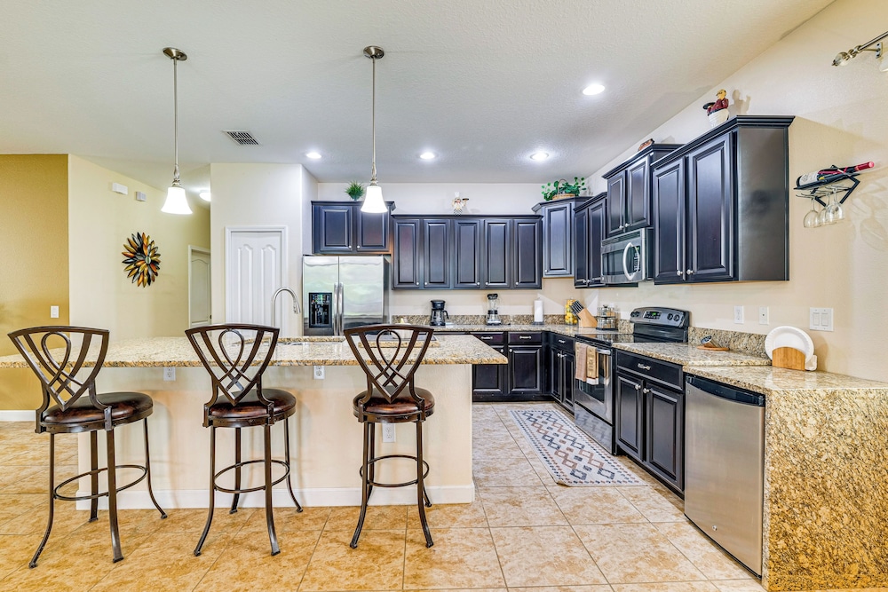 Private Game Room + Pool: Resort Home Near Orlando