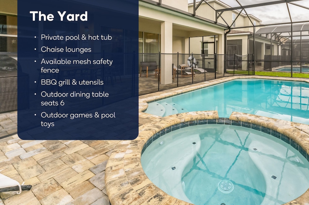 Coconut Breeze With Private Backyard Pool And Spa 5 Bedroom Home