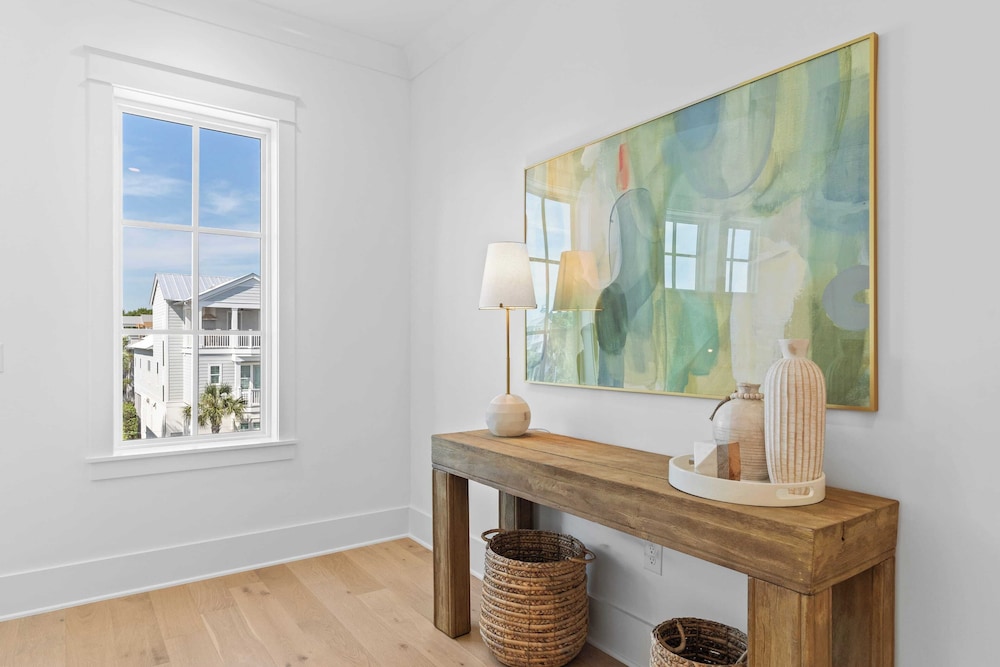 Sleeps 24 Beach Retreat w/ Pool, Rooftop Deck, Steps to Inlet Beach & Near Rosemary, Alys, Seacrest Dining & Shops The Palm 30A by Avantstay