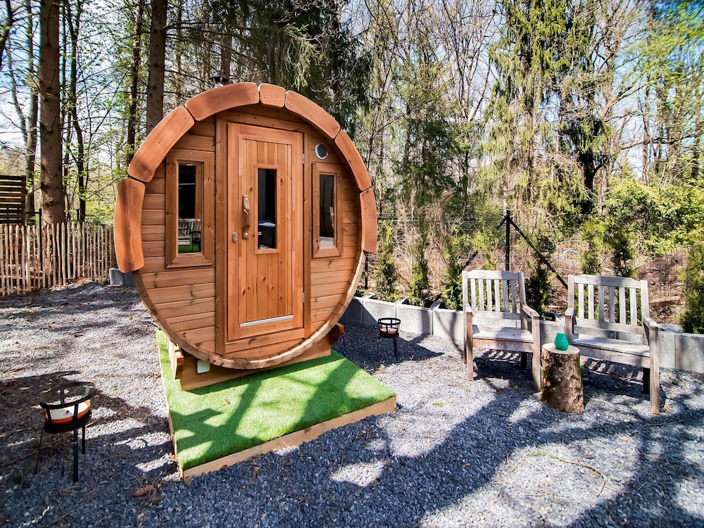Holiday Home in Biron With Barrel Sauna