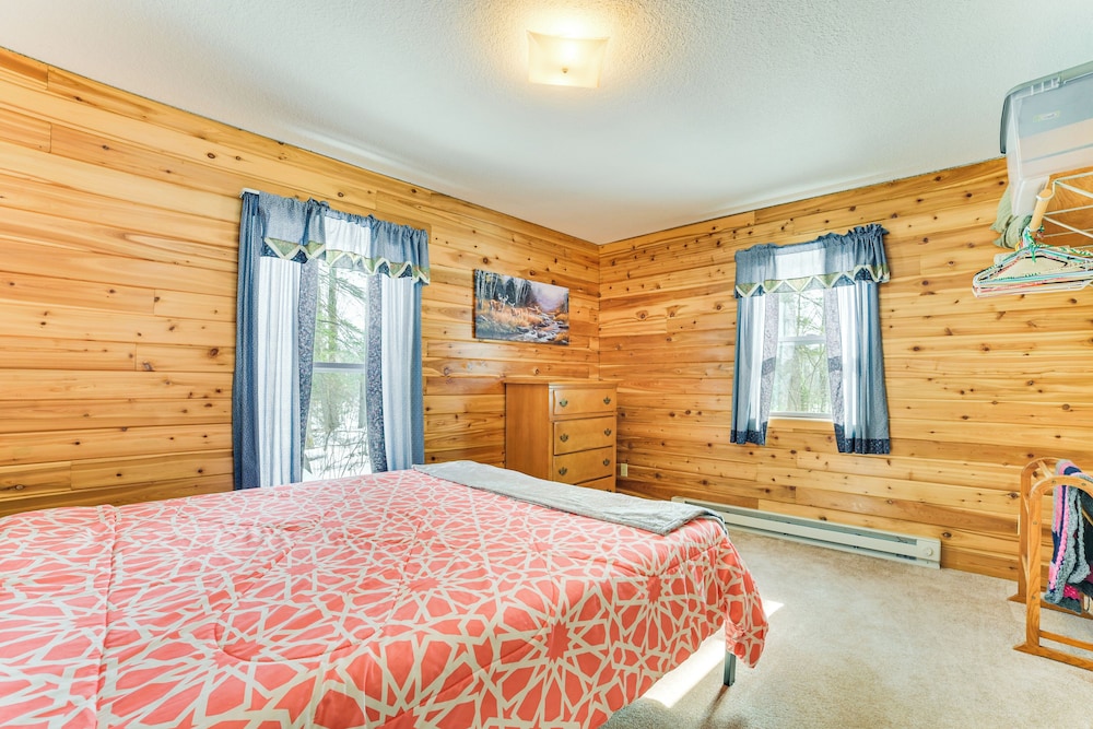 Near Lake Huron: Secluded Goetzville Cabin w/ Deck