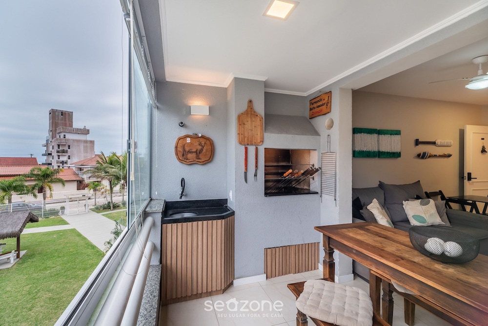 Apto moderno e confortável 190m da praia JSR112