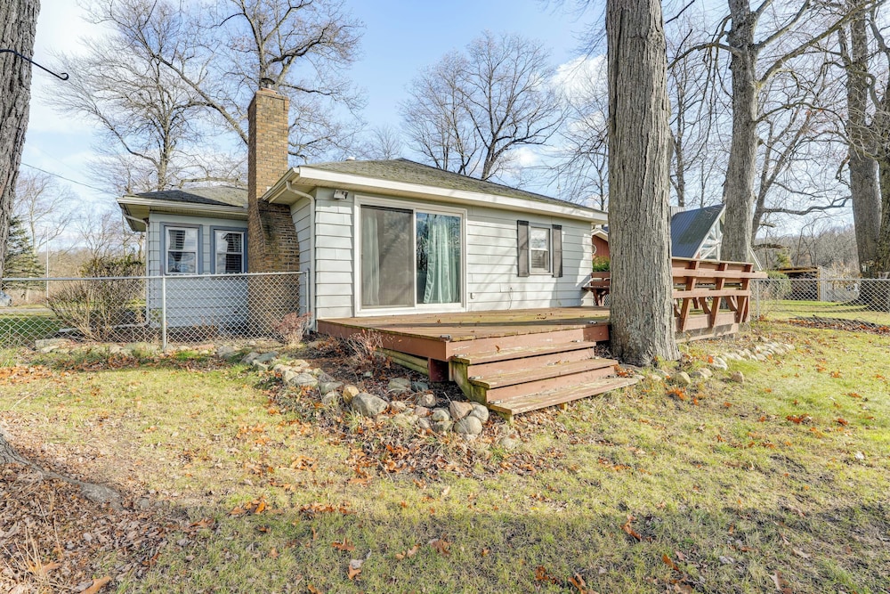 Secluded Home w/ Lake View in Delton!