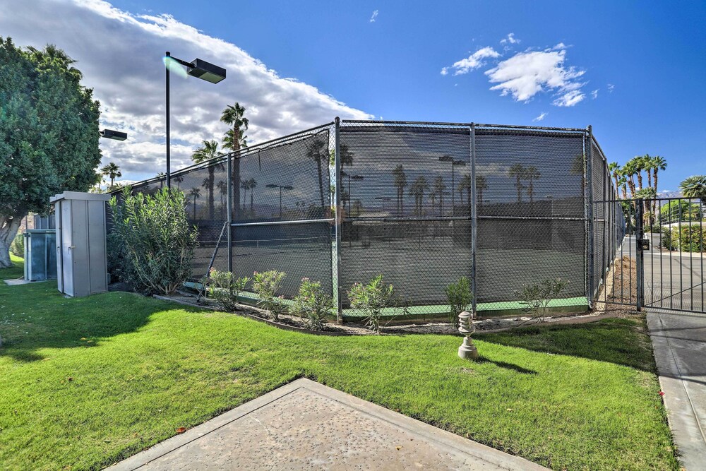 Patio + Pool Access: Stunning Palm Desert Townhome view 3