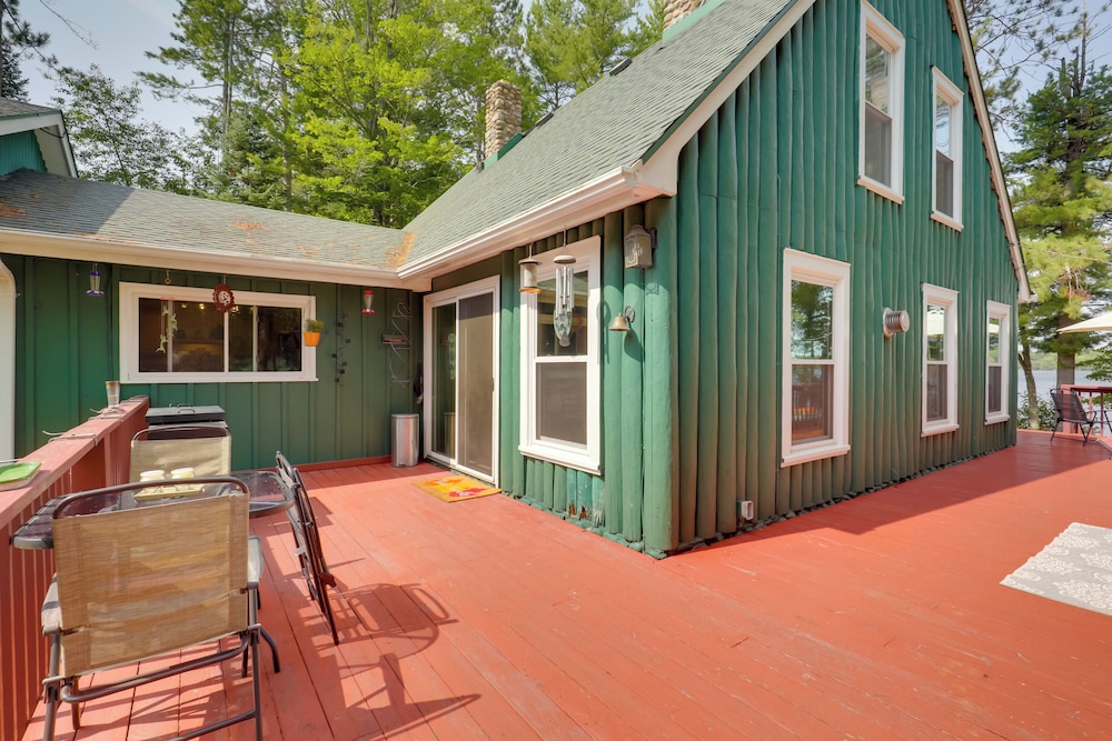 Dock & Views: Lakefront Family Home in Conover!