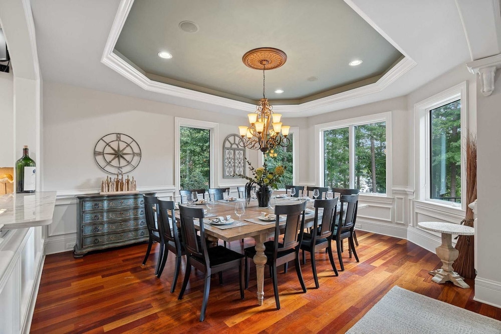 Livin' Large Lake Norman Estate w/ Pool, Dock, Game Room & Scenic Views