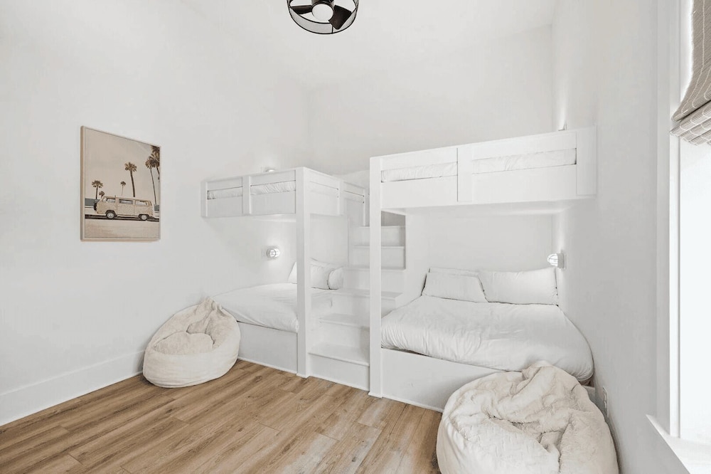 Sleeps 34! 2 Homes, Private Pools, Firepit, Golf Cart, Walk to Beach Seagrove San Juan by Avantstay