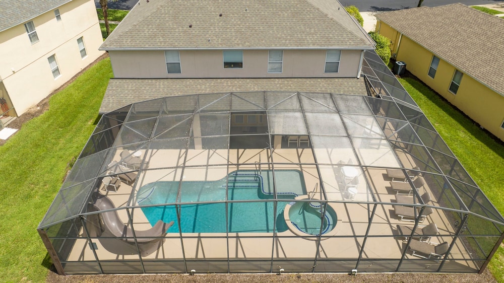 Enjoy Your own Water Slide and Free Pool Heat if you Stay in November