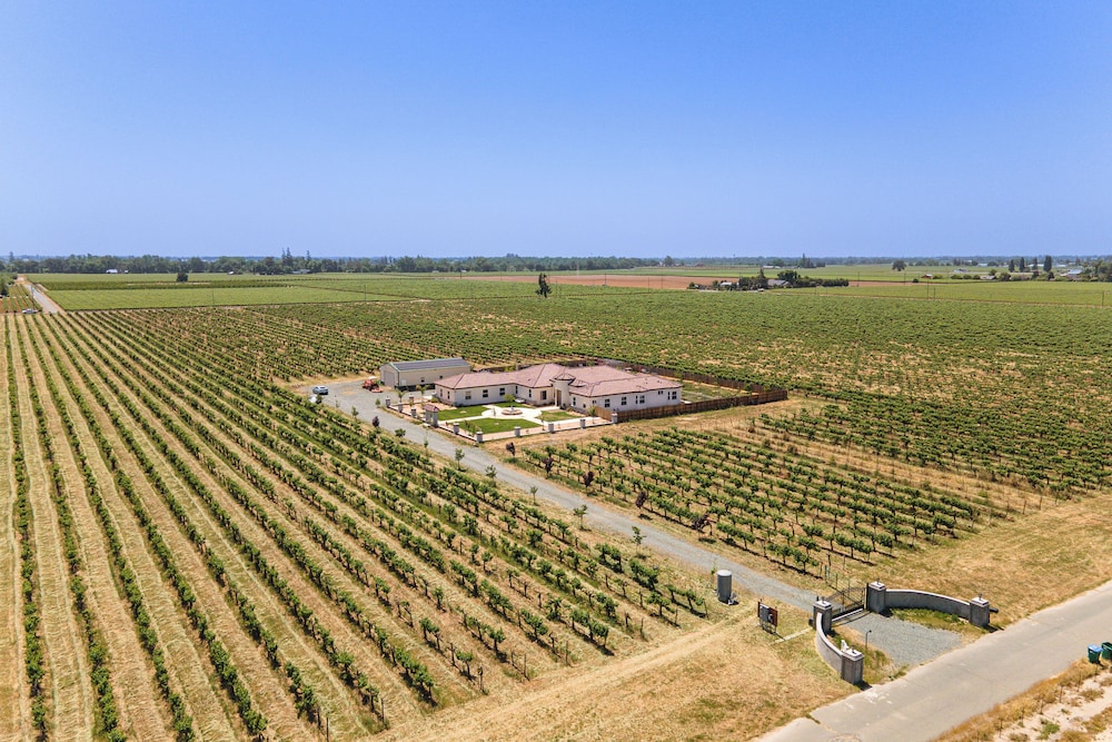 8 Mi to Lodi Lake: Luxe Home w/ On-site Vineyard