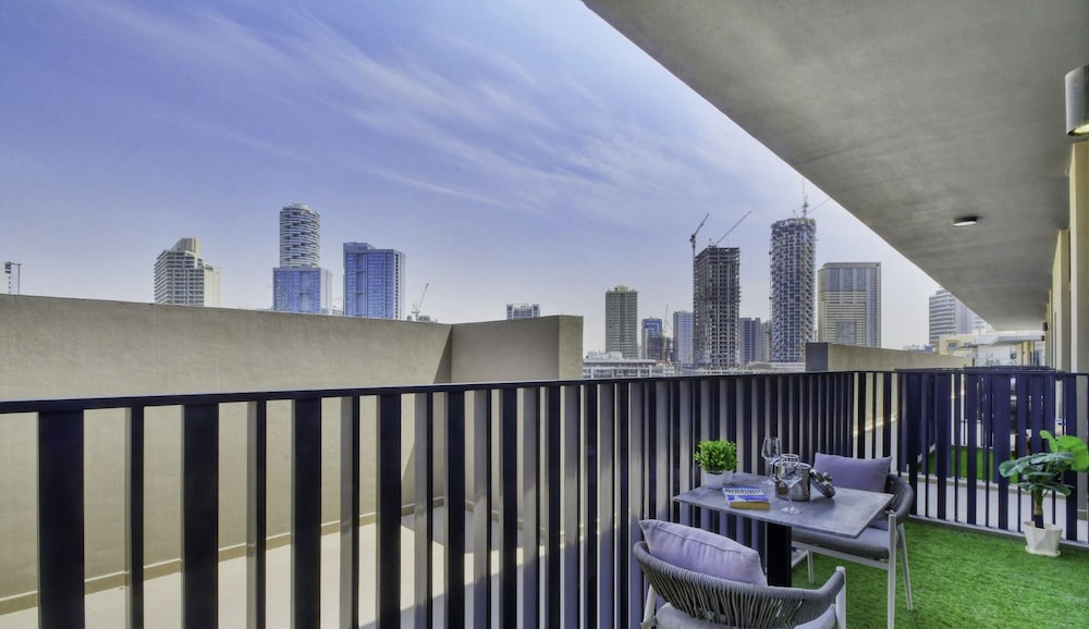 Manzil-1BR Apt with Pool in JVC
