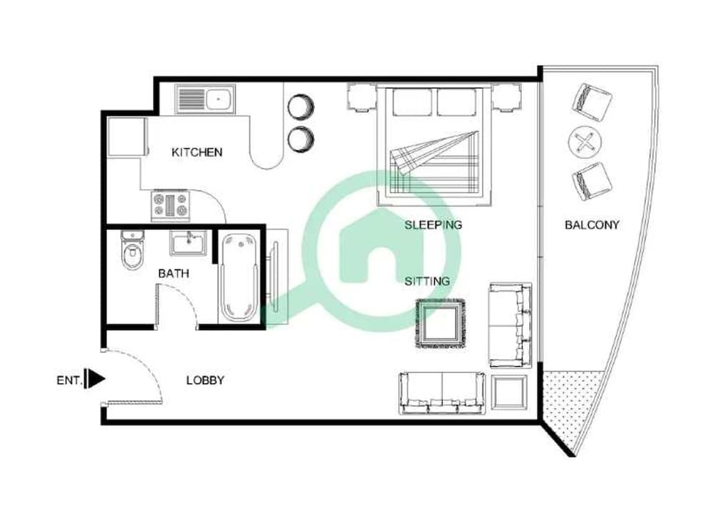 Stylish Studio Apartment in Tecom s Prime Location