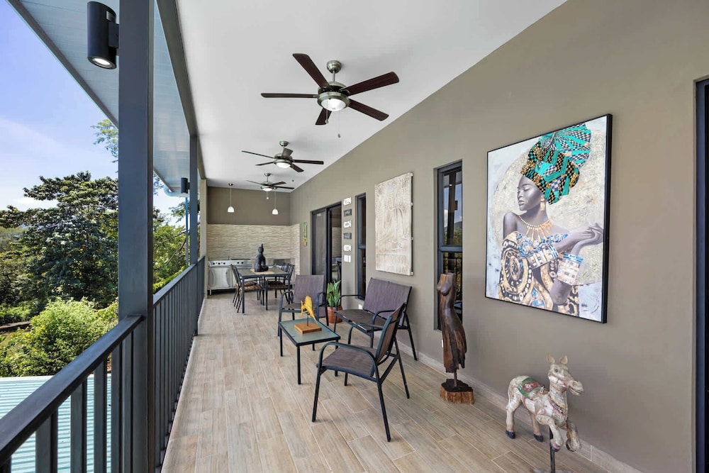 Modern Home with Lush Mountain Views and Spectacular Shaded Terrace in Private Gated Community