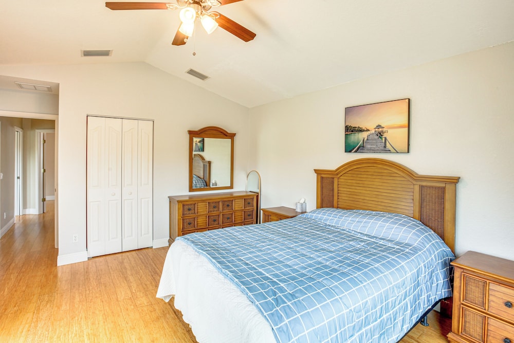 Canal-front Gem w/ Dock & Yard in Port Charlotte!