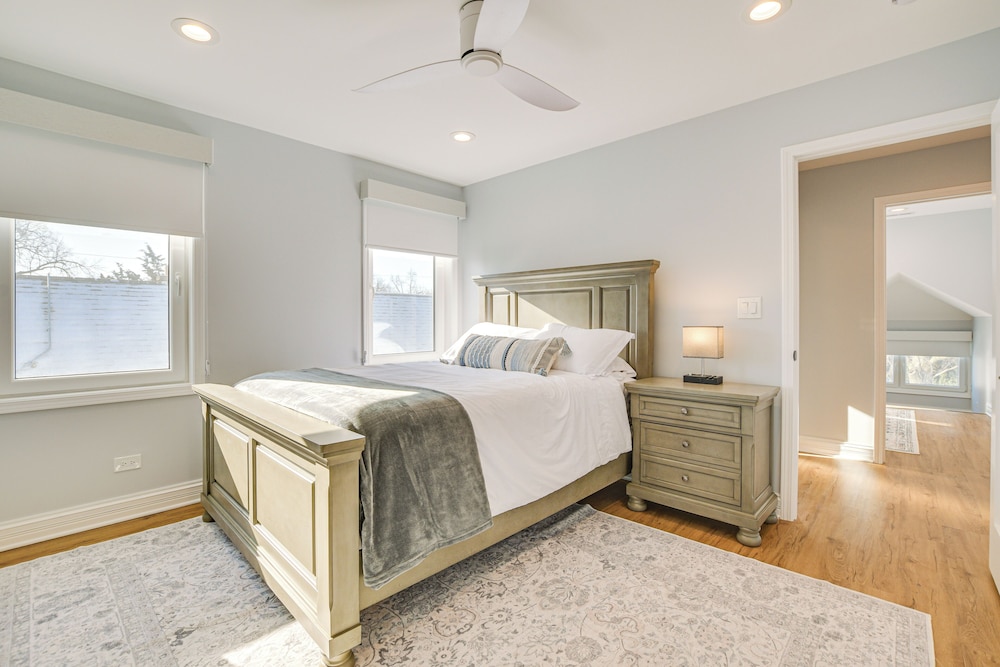 2 Mi to Northwestern: Updated Home w/ Game Room!