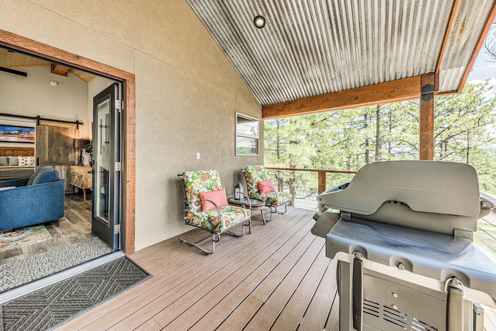 Walkable Location & Scenic Views: Ruidoso Cabin!