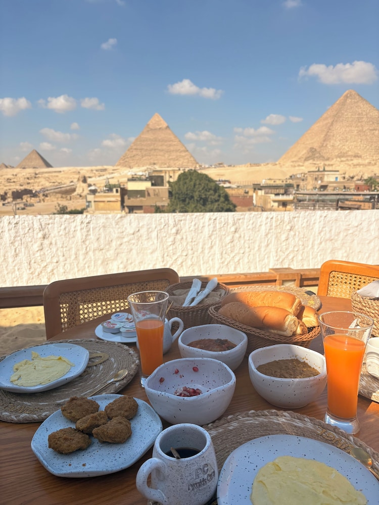 Pyramids top view