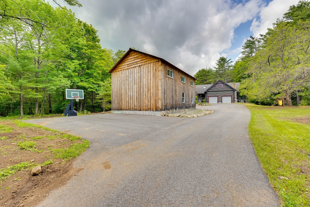 A-frame Log Home w/ Game Room Near Lake George! view 5