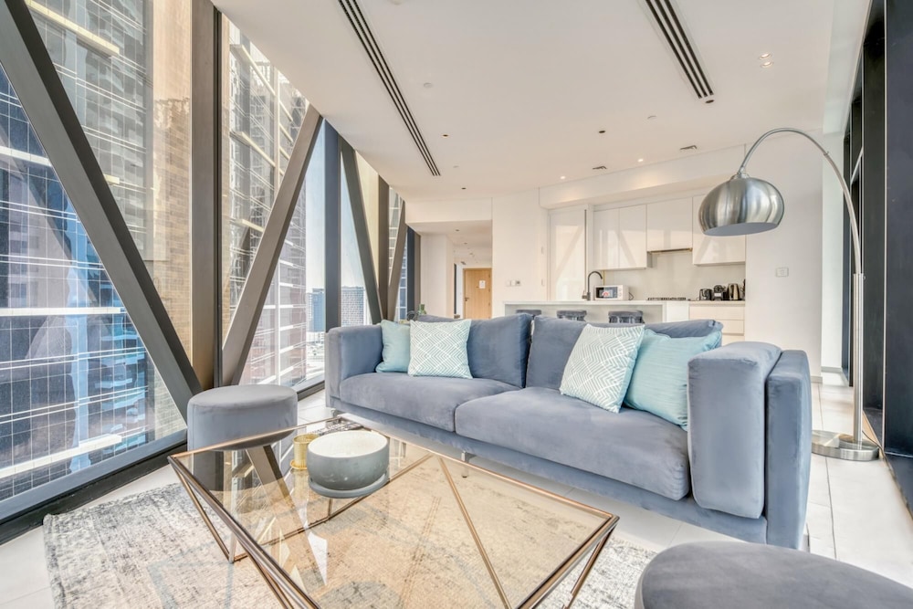 Luxury Apt W Burj Khalifa Vw Dubai Canal Access