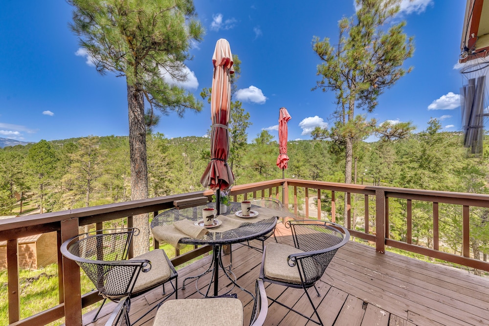 Ruidoso Cabin w/ Deck + Views: 4 Mi to Winter Park view 4