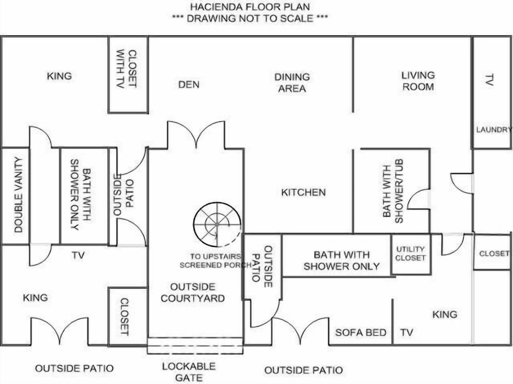 Hacienda 3 Bedroom Home