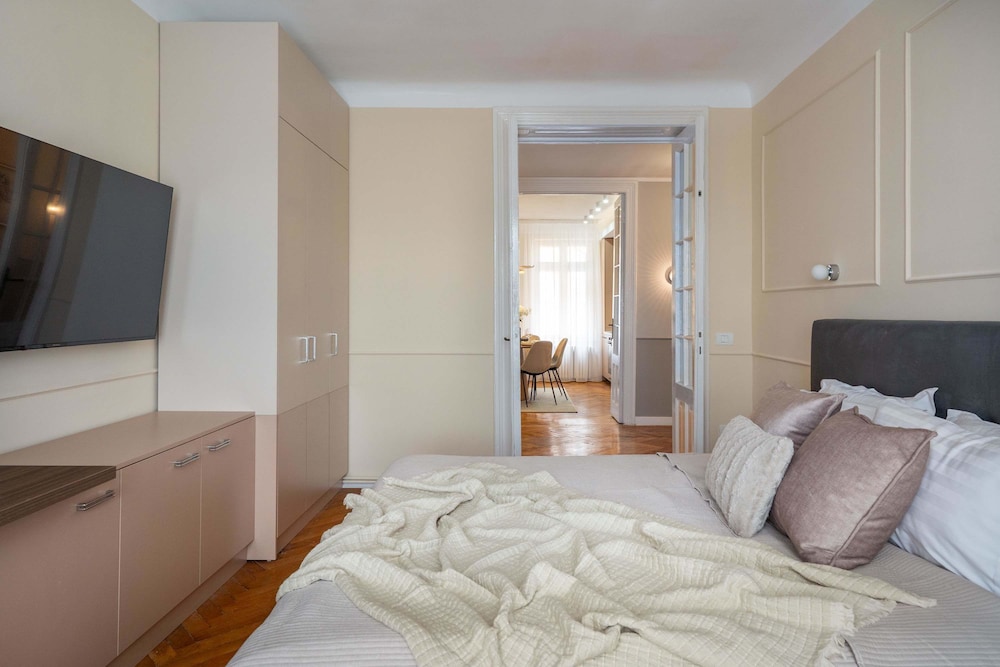 Elegant 3BR Flat Steps From Romanian Athenaeum