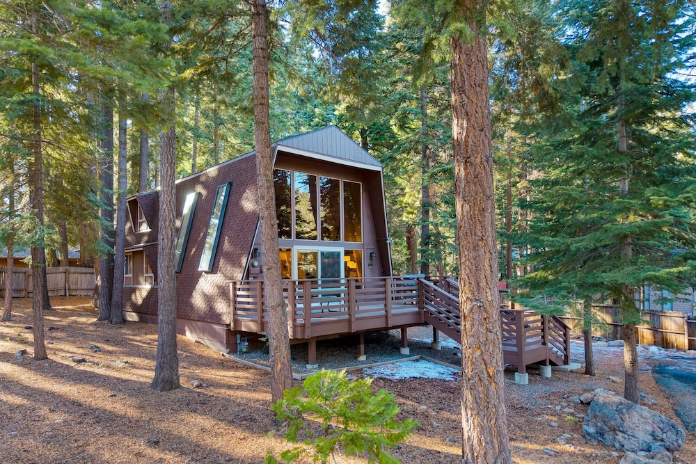 Lundy Bearden Serene Tahoe Retreat With Deck Fireplace and Forest Views