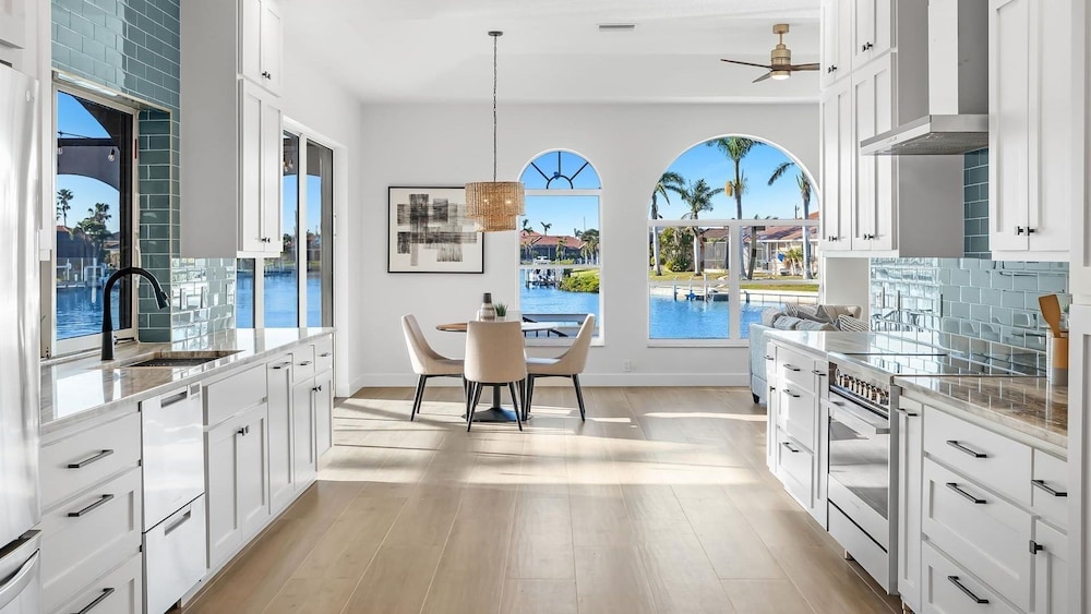 Punta Gorda Isles Vacation Home With Private Pool, Office, Canal W Dock 2 Bedroom Home