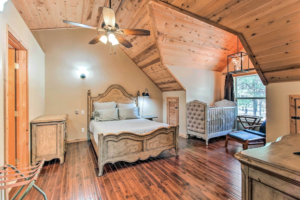 Family Game Room: Spacious Overgaard Cabin