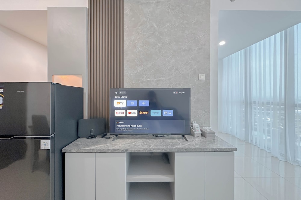Combined Grey Toned 2Br Apartment At The City Square Surabaya