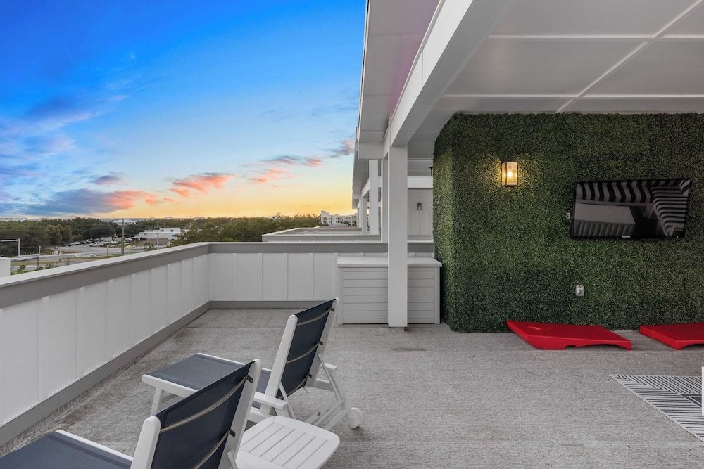 Rooftop Deck w/ Ocean View, Pool, Walk to Beach! Coastal Canopy by Avantstay